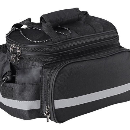 Bicycle Rear Chair Bag Bike Rack Bag Cycle Luggage Carrier Trunk Bag with Rain Cover