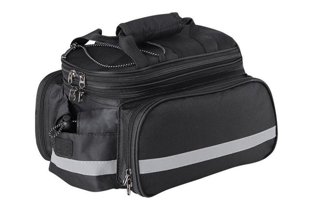 Bicycle Rear Chair Bag Bike Rack Bag Cycle Luggage Carrier Trunk Bag with Rain Cover – product detail