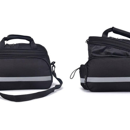 Bicycle Rear Chair Bag Bike Rack Bag Cycle Luggage Carrier Trunk Bag with Rain Cover