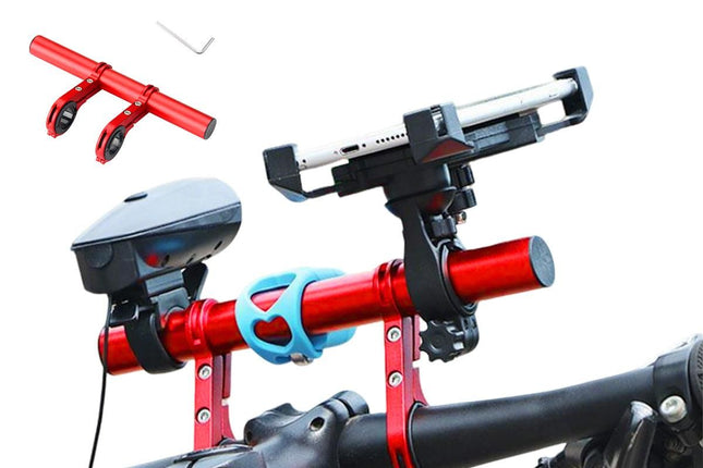 20cm Aluminum Alloy Bicycle Handlebar Extender Mount