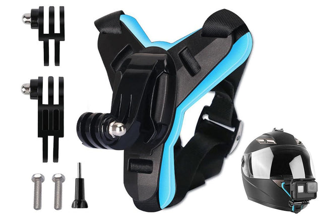 Motorcycle Helmet Chin Mount for Action Camera Quick Release Shockproof