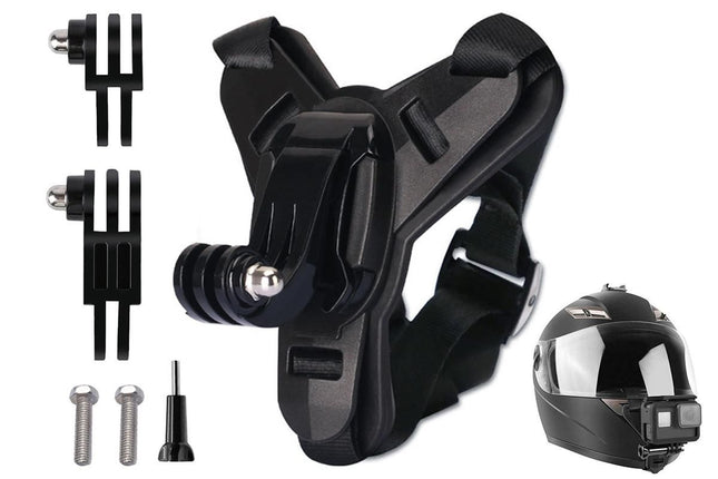 Motorcycle Helmet Chin Mount for Action Camera Quick Release Shockproof