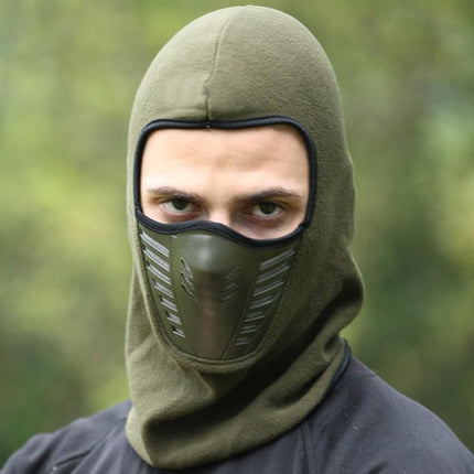 Motorcycle Mask Thermal Face Mask Balaclava Ski Mask -Army Green