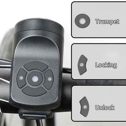 Bike Loud Horn Bicycle Handlebar Alarm Ring Bell Cycling Kit