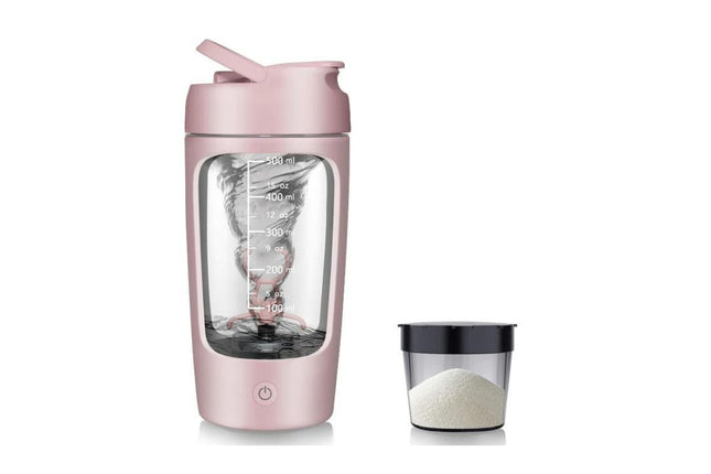 Electric Shaker Bottle Protein Shaker Bottle Protein Mixer for Perfect Creamy Shake Rechargeable Blender