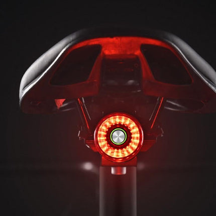 Bike Smart Taillight Auto Brake Sensing Rear Light Warning Saddle Light