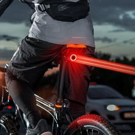 Bike Smart Taillight Auto Brake Sensing Rear Light Warning Saddle Light