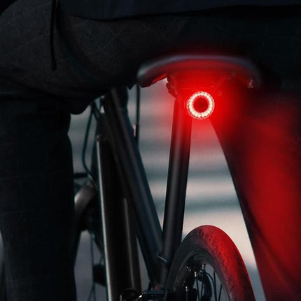 Bike Smart Taillight Auto Brake Sensing Rear Light Warning Saddle Light