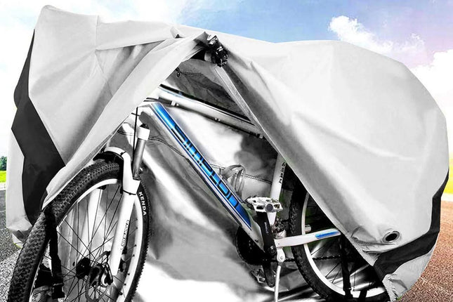 210D Waterproof Bike Cover with Lock Hole for Outdoor Storage – product detail