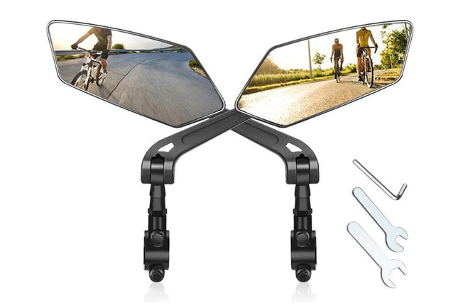 Mountain Bike Rearview Mirror Adjustable Rotatable Handlebar Bicycle Mirror V1308-DSZKI-72