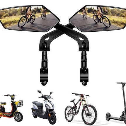 Mountain Bike Rearview Mirror Adjustable Rotatable Handlebar Bicycle Mirror