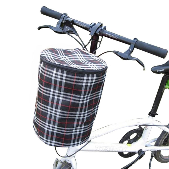 Detachable Bike Bicycle Front Basket(Black) V1308-DSZKI-73-1