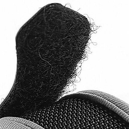 1 Pair Cycling Half Finger Bike Gloves With Anti Slip Pad For Unisex - Black & L