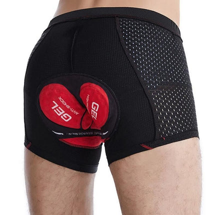 Silicone Gel Padded Cycling Underwear for Mountain Road - XL