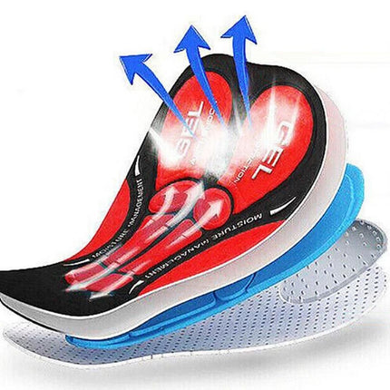 Silicone Gel Padded Cycling Underwear for Mountain Road - M