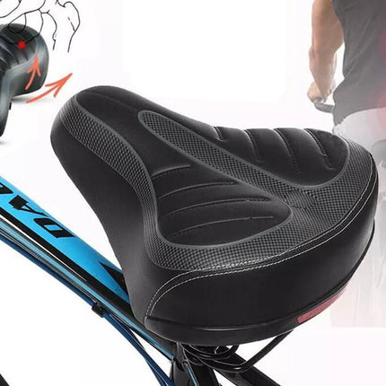 Comfort Wide Big Bum Soft Cruiser Bike Saddle Bicycle Seat Air Cushion Pad