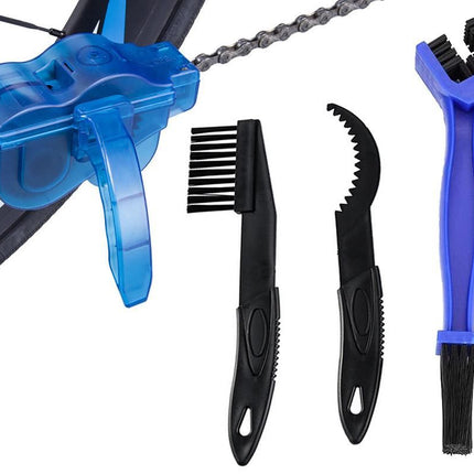 Bicycle Chain Cleaning Kit 360 Degree Rotating Brush Gear Scrubber Tool