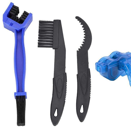 Bicycle Chain Cleaning Kit 360 Degree Rotating Brush Gear Scrubber Tool
