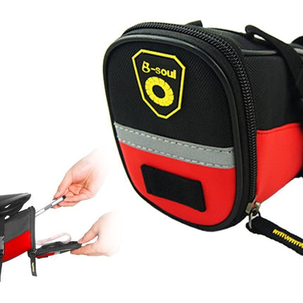 Bike Saddle Bag -Red
