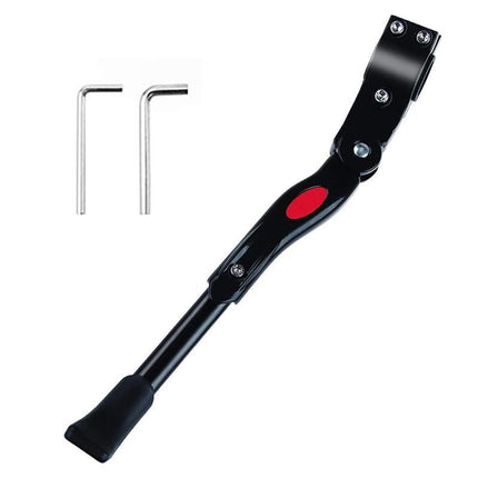 Adjustable Rear Bike Kick Stand Bicycle Mountain Bike Stand Kickstand Bicycle Road Mountain Cycling Rear Mount Side Stand Adjustable Alloy Replacement Kickstand for Mountain Bike