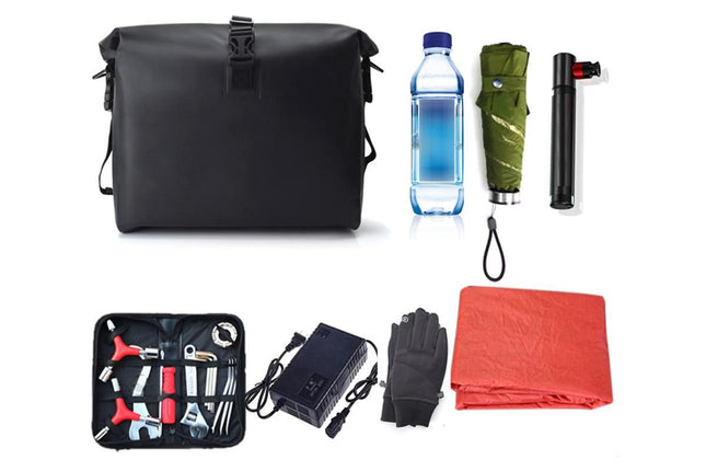 9L Bike Handlebar Bag Cycling Front Frame Tube Bag Bicycle Front Storage Pouch V1308-DSZKI-82