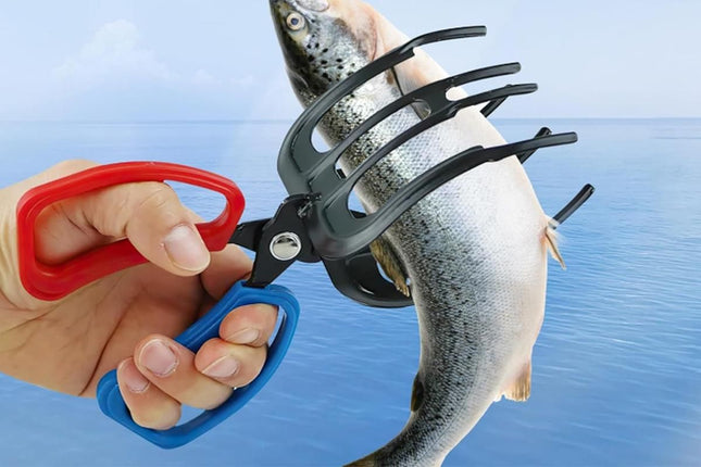 Fishing Pliers Gripper Metal Fish Control Clamp Claw Tong Grip Forceps Tackle – product detail