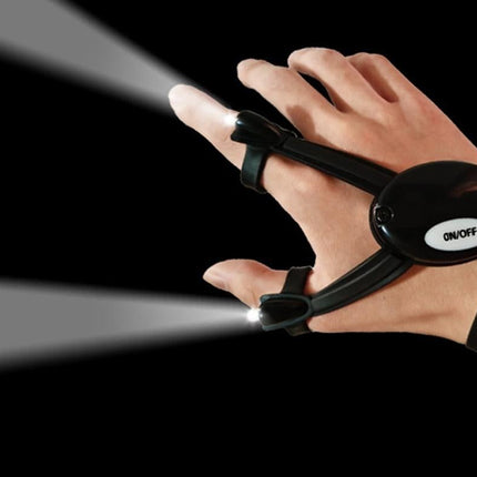 Mens LED Flashlight Gloves Outdoor Camping Lighting for Fishing and Repair