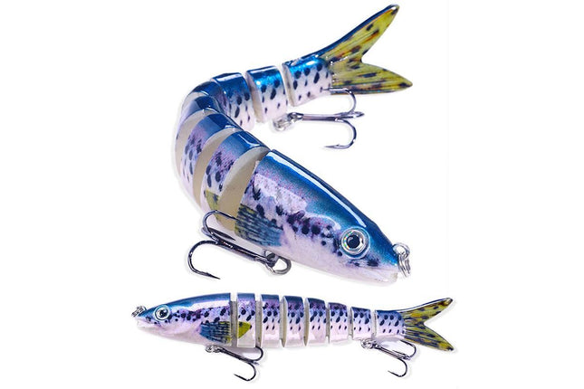 5 Pcs Jointed Fishing Lures Set Wobblers Swimbait Crankbait Hard Bait – product detail