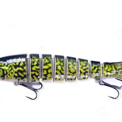 5 Pcs Jointed Fishing Lures Set Wobblers Swimbait Crankbait Hard Bait