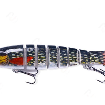 5 Pcs Jointed Fishing Lures Set Wobblers Swimbait Crankbait Hard Bait