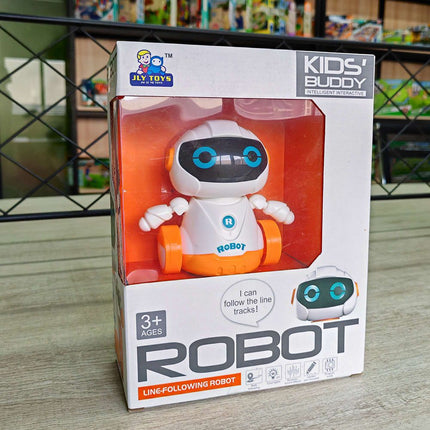 Smart Track-Following Robot Toy for Kids Ages 3 Plus Interactive Educational Drawing Car with Lights and – product features