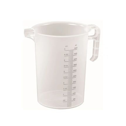 10x 5L Measuring Jug Heavy Duty Clear Plastic Propylene Food Grade BPA 5 Pro-Jug