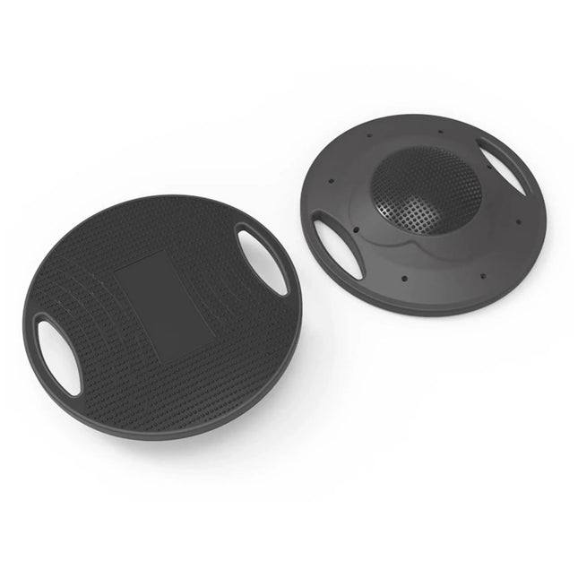Social Hike Balance Board Wobble Non-Slip Round Exercise Trainer 41cm Black V238-SUPDZ-42210137571408