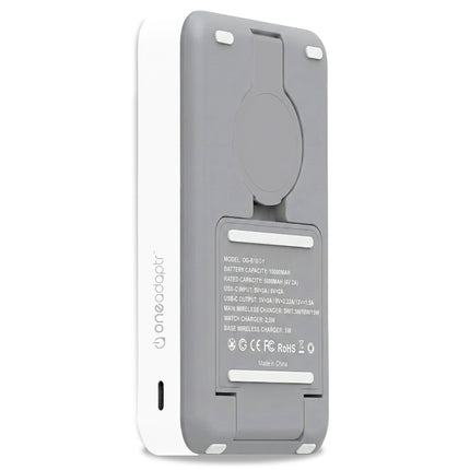 OneAdaptr OneGo Grey 5 in 1 MagSafe Charging Stand Power Bank