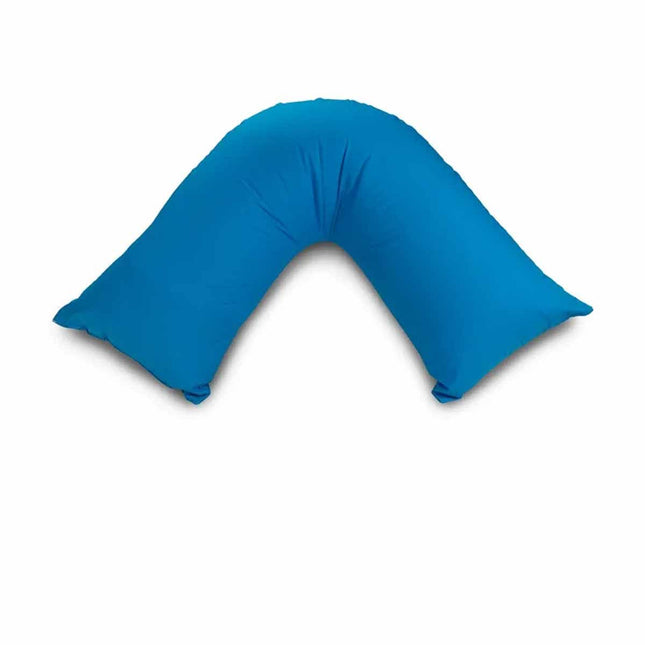Easyrest Aus Made Medium Support Filled V Shape Pillow 64 x 39 cm Ocean V442-ERT-PILLOW-VSHAPE-OCEAN-TR
