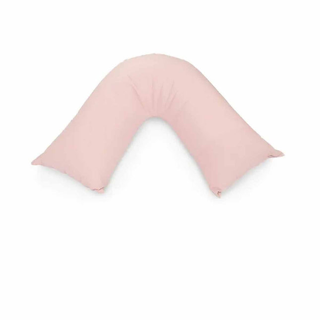 Easyrest Aus Made Medium Support Filled V Shape Pillow 64 x 39 cm Petal V442-ERT-PILLOW-VSHAPE-PETAL-TR