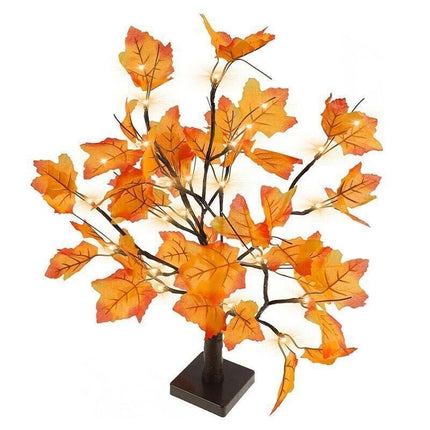 24Led Christmas Tree Lights Maple Twig Fairy Xmas Party Lamp Decorations 60Cm