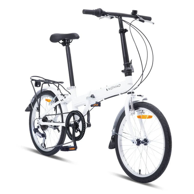 Progear Bikes Nomad Folding Bike 20 in Pearl White V572-BIKPNOMAD20WHT