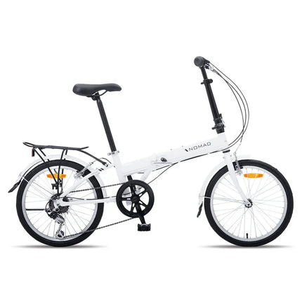 Progear Bikes Nomad Folding Bike 20" in Pearl White