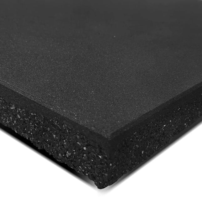 CORTEX 50mm Commercial Dual Density Rubber Gym Floor Tile Mat (1m x 1m) Pack of 2