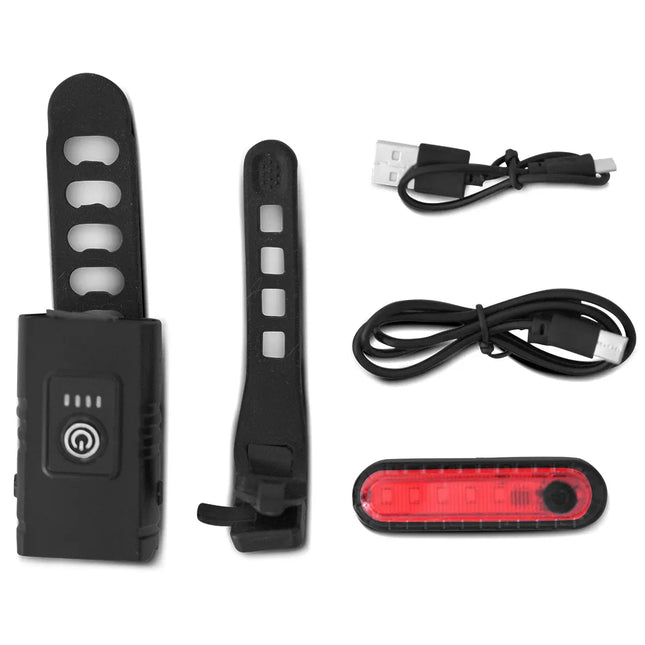 Progear LED Rechargeable Front and Rear Light Set – product detail