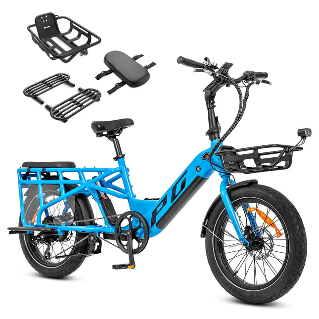 Progear Bikes E-Moover Cargo Bike Plus Transporter Kit