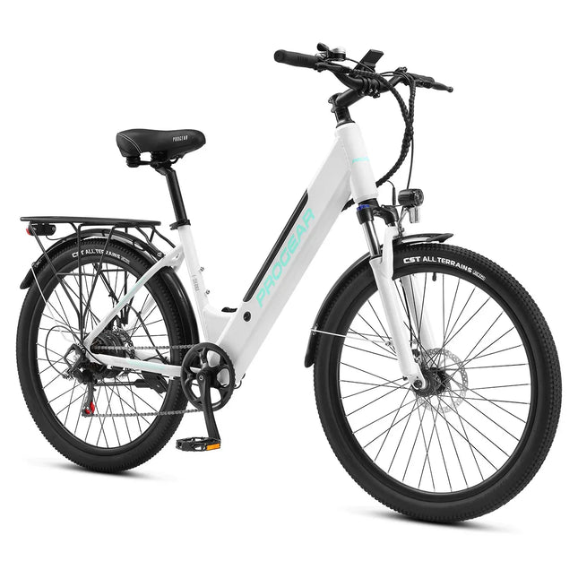 Progear E-Sierra Ladies 26 17 Hybrid E-Bike Whisper White V572-PGEL-SIELWW-17