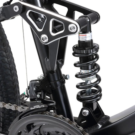 Progear Trail Dual Suspension MTB 26*19" Black Ember