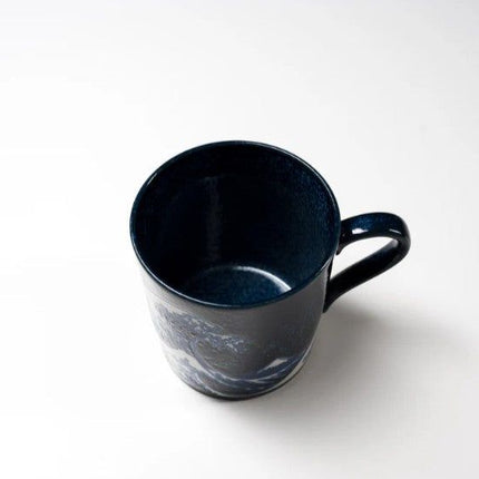 Mug with Handle 300ml Great Wave Design