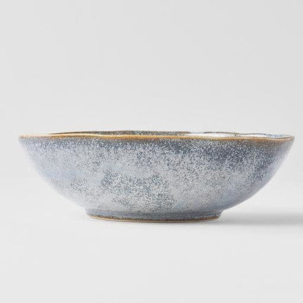 Bowl Oval 16cm Steel Grey Glaze