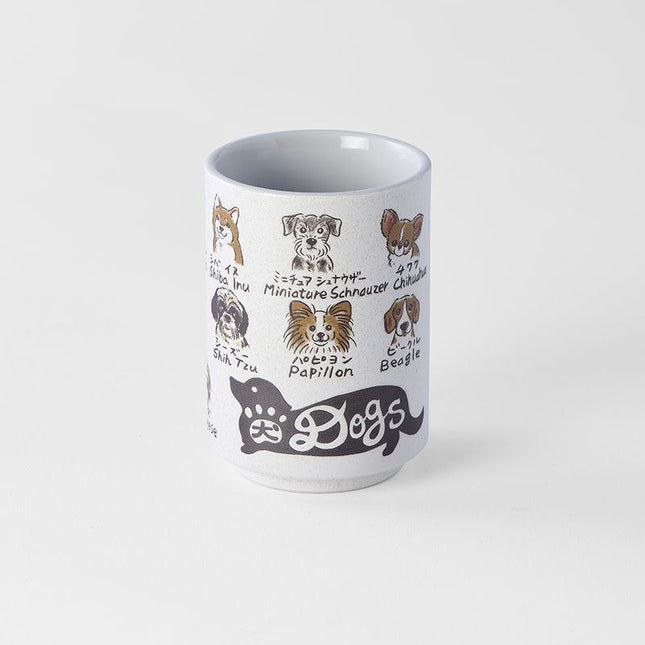 Sushi Mug 250ml Dogs Design V637-C2210 in White
