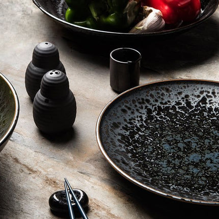 Serving Bowl 28cm Black Pearl Glaze