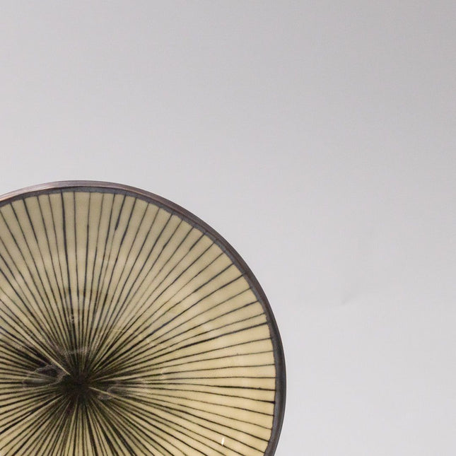 Saucer 13.5cm Green Converging Line Glaze – product detail