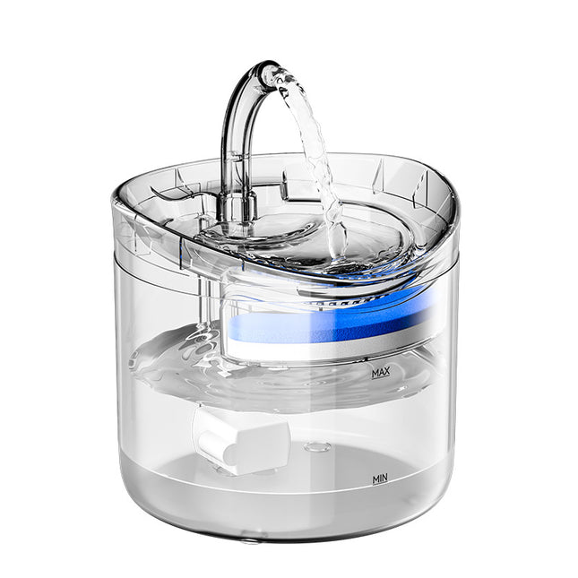 Beginner Version Pet Water Fountain with USB (Transparent Design)